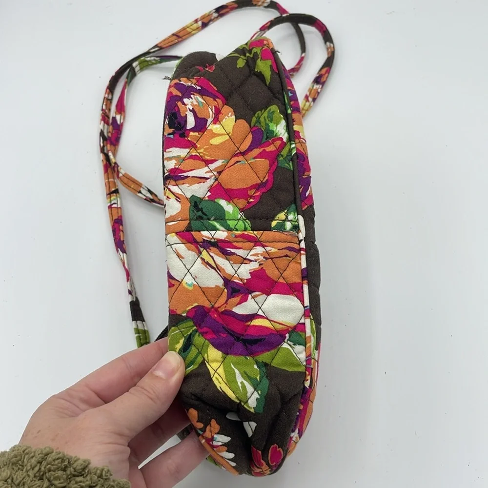 Vera Bradley Frannie Rose Cross Body Bag